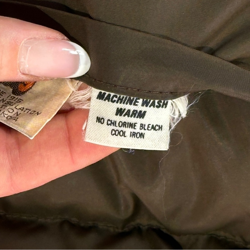 Comfy Vintage Reversible Down Vest Goose Insulated Heritage Mens XL - Picture 10 of 14